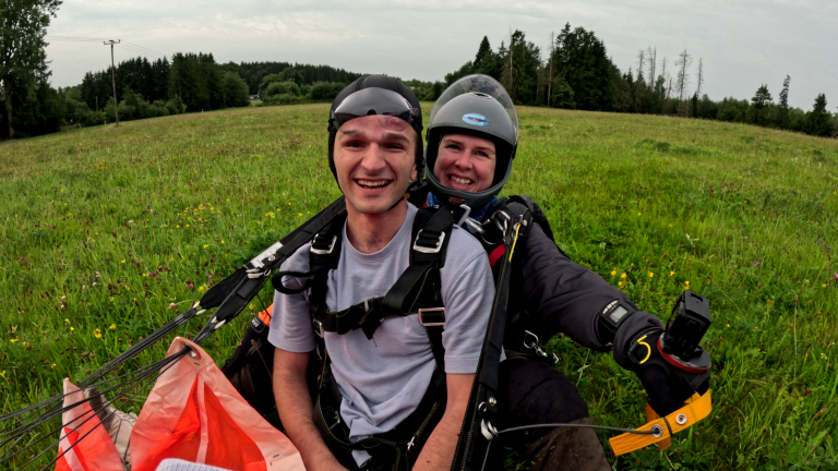 Happy Customer after landing